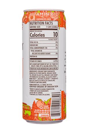 Humm-11oz-2020-KombuchaZero-PeachTea-Facts