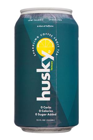 Husky: Husky-12oz-2021-SparklingCoffeeFruitTea-Lemon-Front