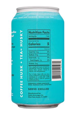 Husky: Husky-12oz-2021-SparklingCoffeeFruitTea-Grapefruit-Facts