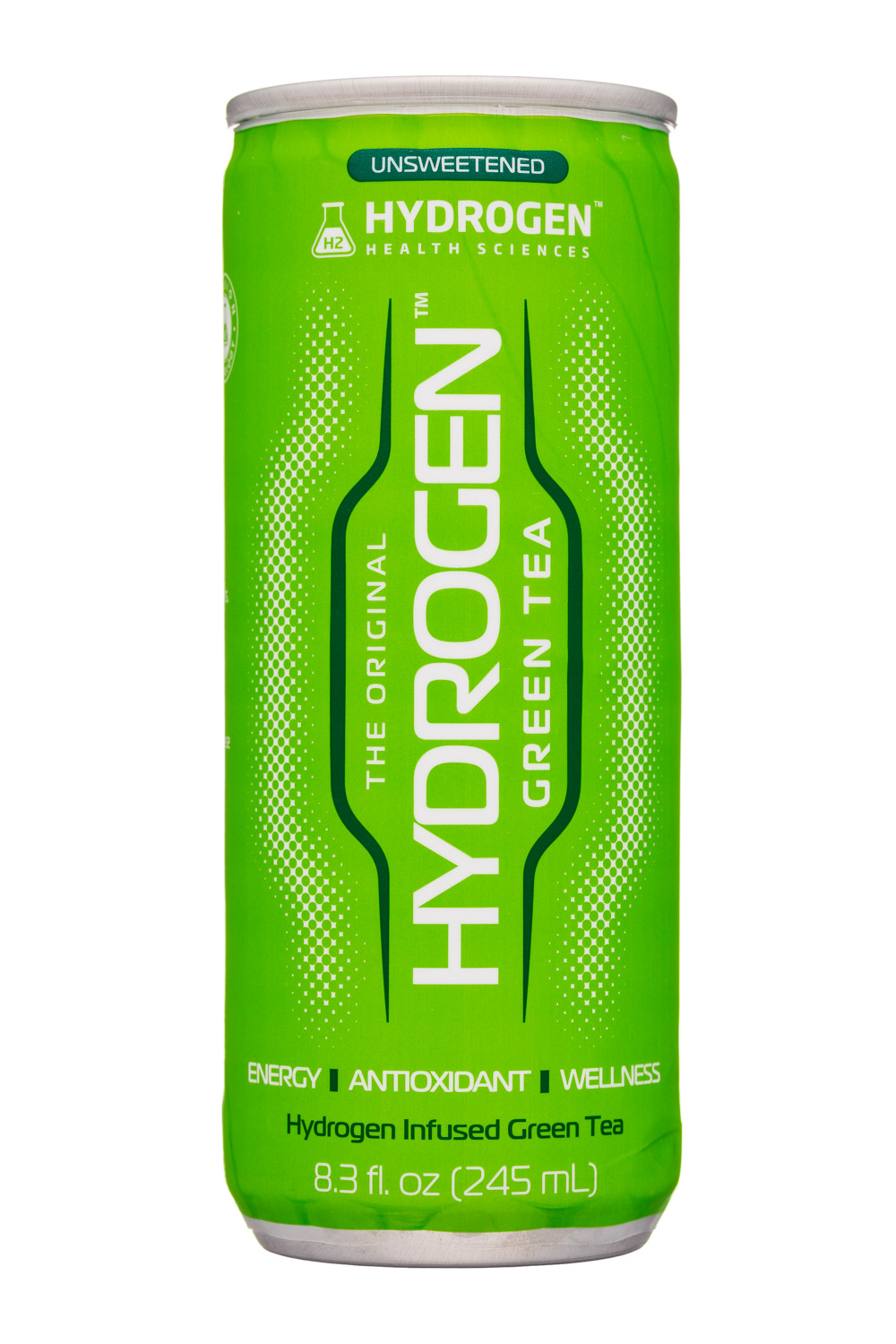 Hydrogen Health Sciences: HydrogenHealthSciences-8oz-Hydrogen-GreenTea-Front