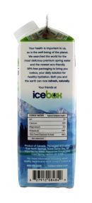 icebox water: IceBox Facts