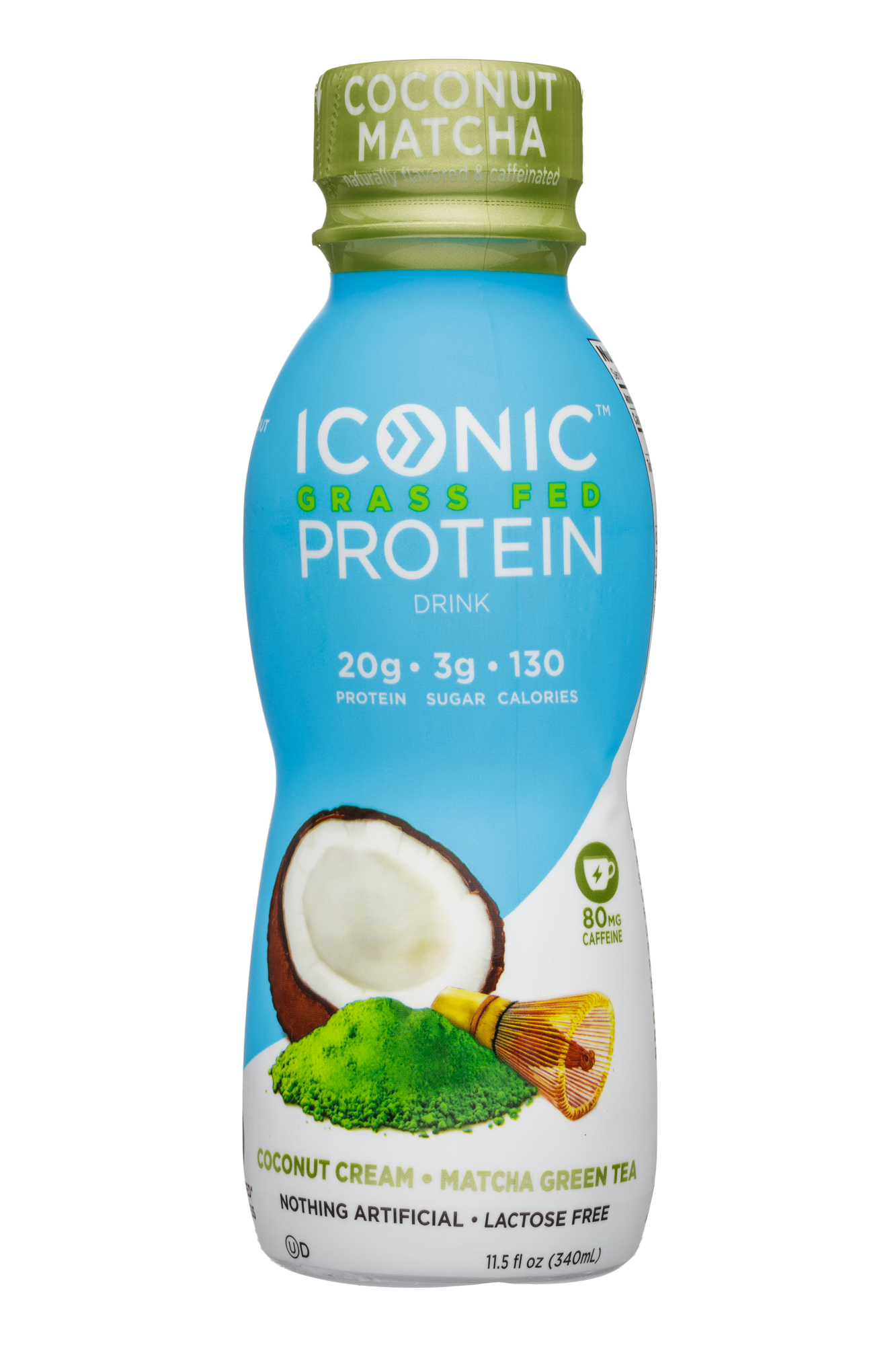 Coconut Matcha Grass Fed Protein Drink