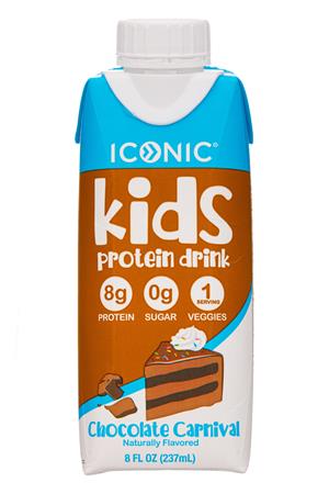 Iconic: Iconic-8oz-2020-KidsProtein-ChocCarnival-Front