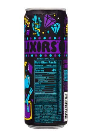 Illicit Elixirs: IllicitElixers-12oz-2023-SparklingJuice-Vegas-Facts