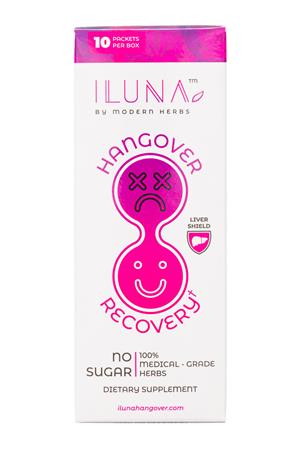 Iluna by Modern Herbs: Iluna-10pckt-2021-HangoverRecovery