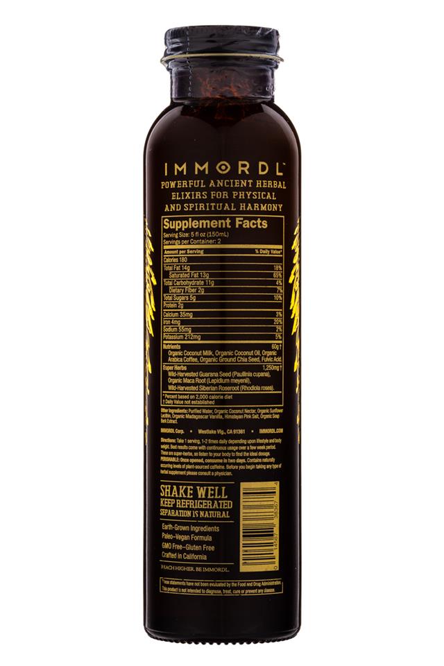 Immordl: Immordl-300ml-NitroSuperCoffee-Facts