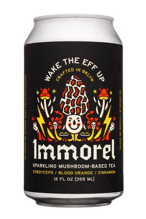 Immorel: Immorel-12oz-2023-MushroomTea-CordyBloodCinn-Front