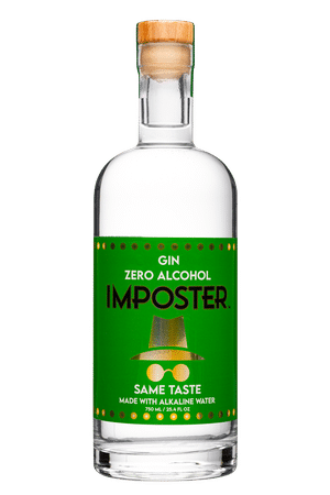 Imposter Beverages: Imposter-750ml-2025-NonAlc-Gin-Front