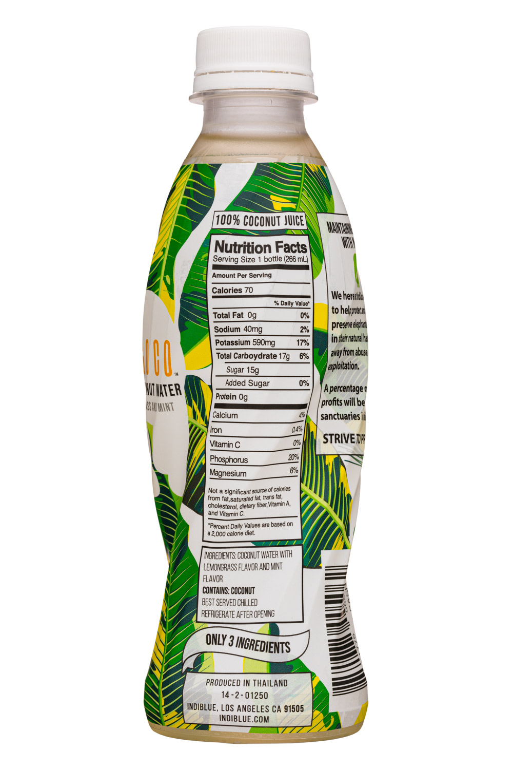 IndiCoco: IndiCoco-9oz-ThaiCoconut-LemongrassMint-Facts