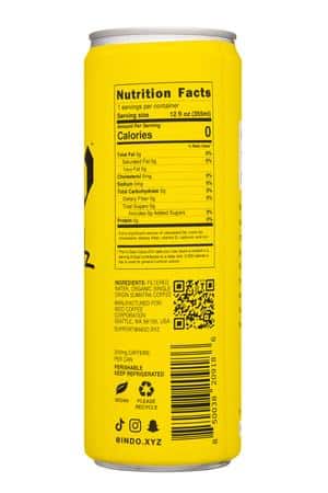 Indo Cold Brew Coffee: IndoCoffee-12oz-2023-ColdBrew-Facts