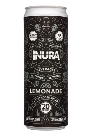 INURA: Inura-12oz-2022-Lemonade-Front