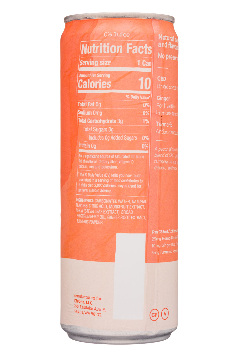Irisa: Irisa-12oz-Sparkling-PeachGinger-Facts