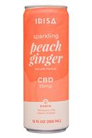 Irisa: Irisa-12oz-Sparkling-PeachGinger-Front