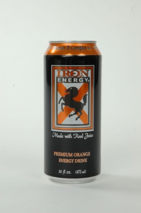 Iron Energy: iRON oRANGE NEW CAN