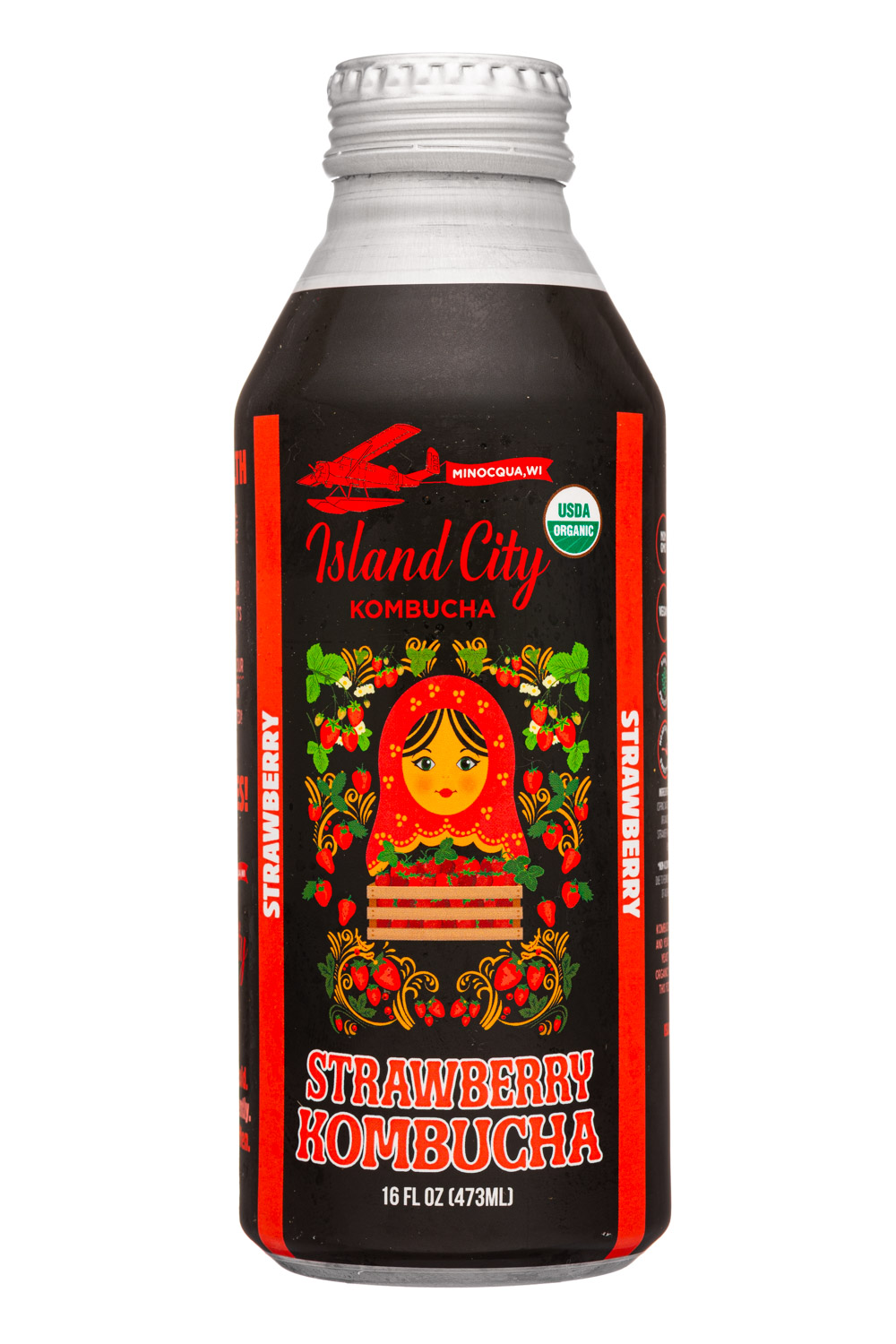 Strawberry Kombucha
