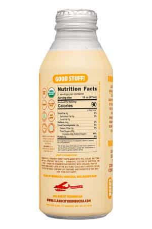 Island City Kombucha: IslandCityKombucha-16oz-2025-Ginger-Facts