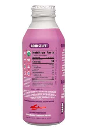 Island City Kombucha: IslandCityKombucha-16oz-2025-GrapeMemory-Facts