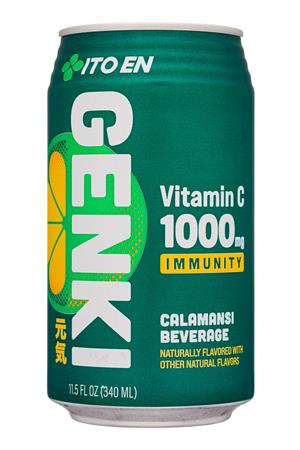ITO EN: ITOEN-12oz-2020-GENKI-CalamansiBev-Front