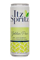 Itz Spritz: ItzSpritz-12oz-GoldenPear-Front