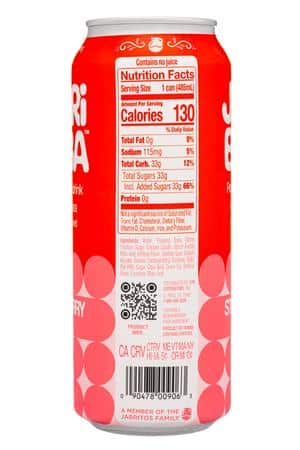 Jarri Boba: JarriBoba-16oz-2025-GreenTea-StrawbGuava-Facts
