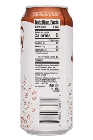 Jelly Belly Sparkling Water: Jelly Belly-16oz-2022-Sparkling-Chocolate-Facts