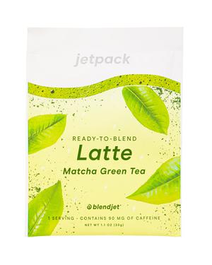 Jetpack - Ready to Blend Beverages: Jetpack-1oz-2022-RTBLatte-MatchaGreenTea-Front
