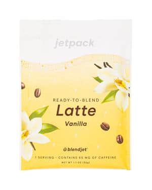 Jetpack - Ready to Blend Beverages: Jetpack-1oz-2022-RTBLatte-Vanilla-Front