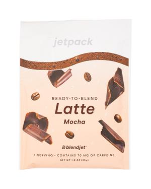 Jetpack - Ready to Blend Beverages: Jetpack-1oz-2022-RTBLatte-Mocha-Front