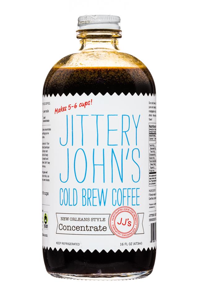 Jittery John's Cold Brew: JitteryJohns-NewOrleansStyle-Concentrate-Front