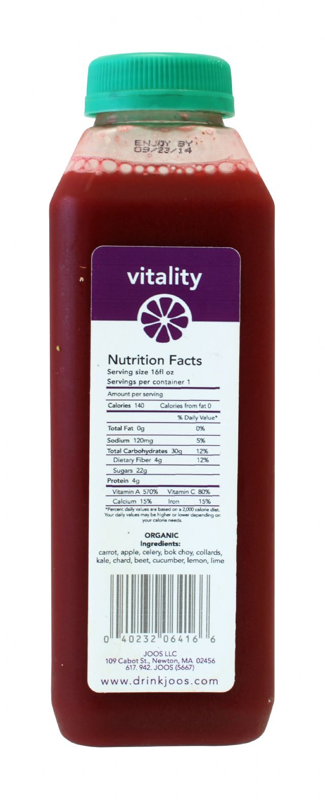 Joos: Joospress Vitality Facts