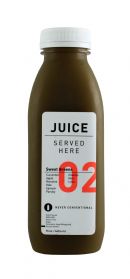 Juice Served Here: JuiceServed SweetGreens Front