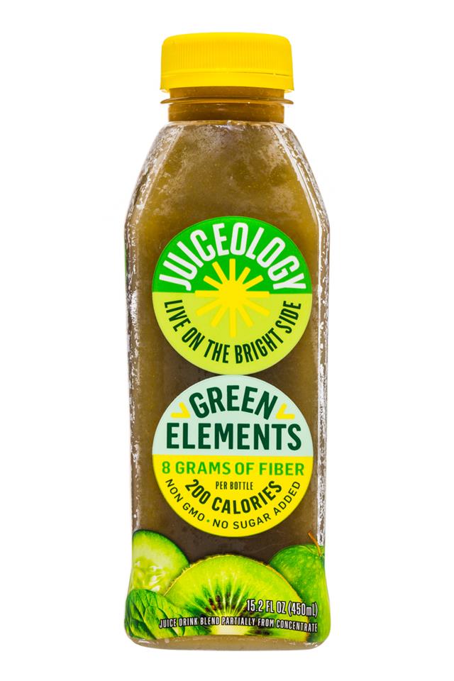 Juiceology: Juiceology-15oz-GreenElements-Front