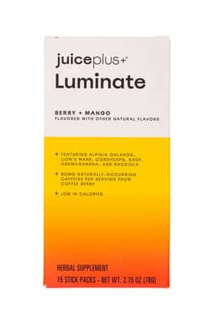 Juiceplus +: JuicePlus-78g-2024-Luminate-BerryMango-Front
