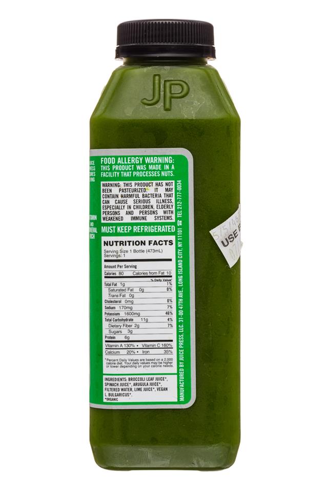 Juice Press: JuicePress-16oz-GreenDay-Facts