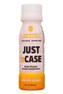Just 'n Case: JustNCase-3oz-VitaminShot-GingerHoney-Front