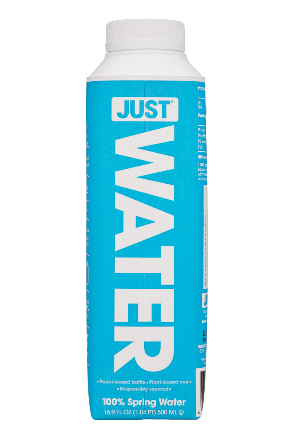 Just Water: JustWater-17oz-Front