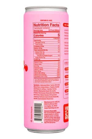 Juvee: Juvee-12oz-2022-Energy-WatermelonLime-Facts