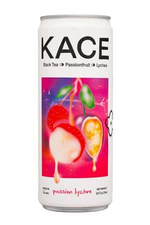 Kace: Kace-11oz-2024-Tea-PassionLychee-Front