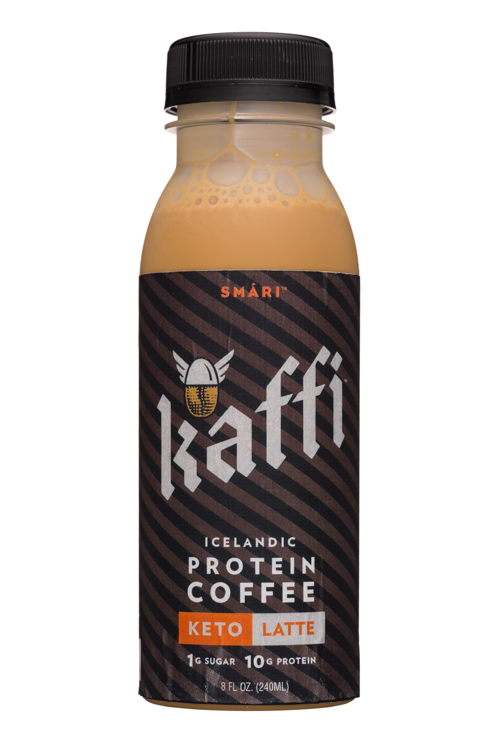 Kaffi: Smari-8oz-Kaffi-ProteinCoffee-KetoLatte-Front