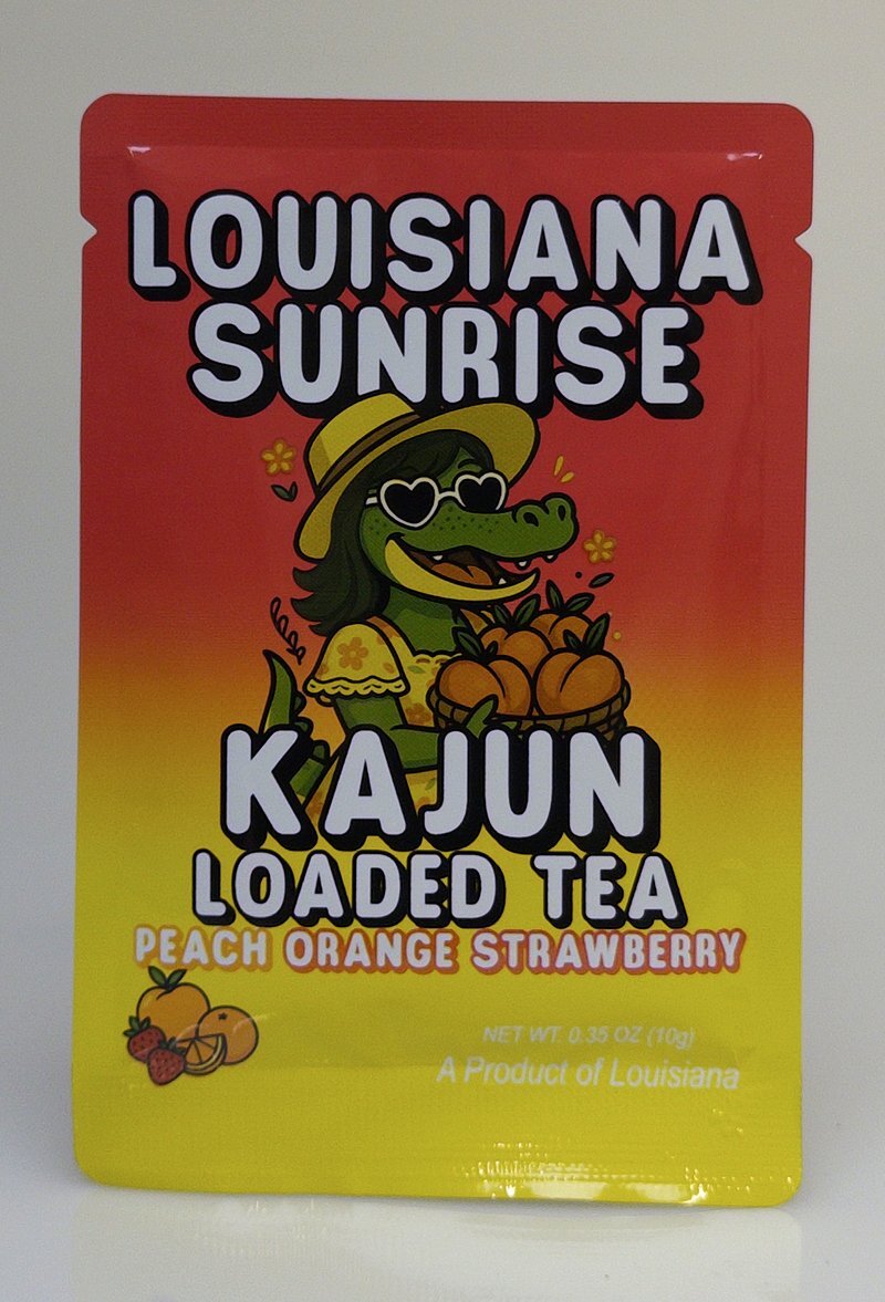 Kajun Loaded Tea Peach Orange Strawberry