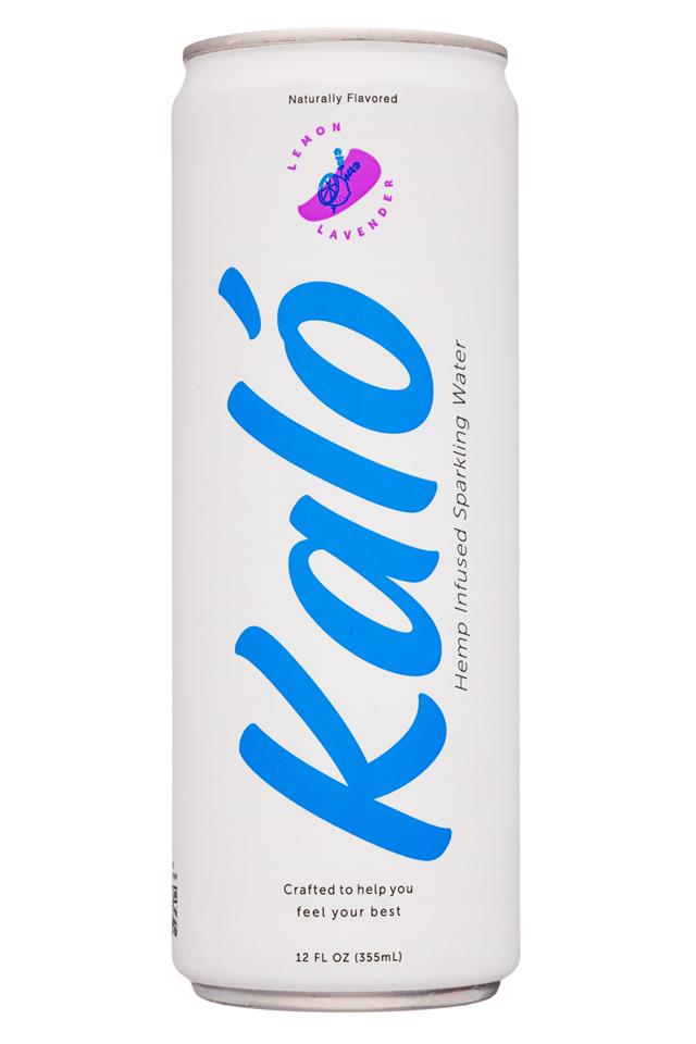 Kalo: Kalo-12oz-HempSparklingWater-LemonLavender-Front