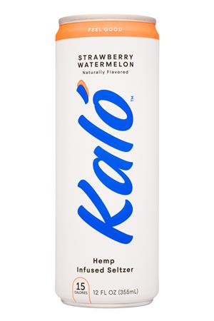 Kalo: Kalo-12oz-2021-HempSeltzer-StrawbWater-Front