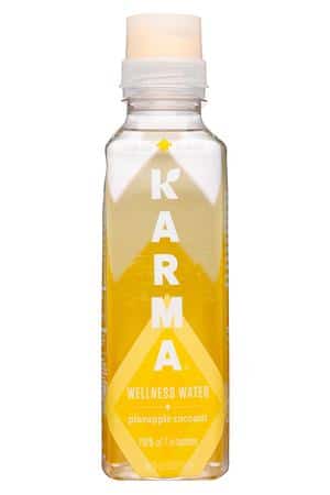 Karma Wellness Water: Karma-18oz-2022-WellnessWater-PineapleCoconut-Front