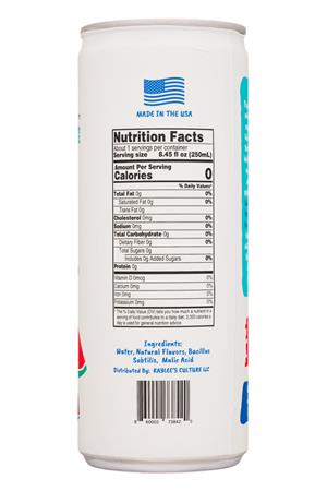 Kaylee's Culture for Kids: Kaylees-8oz-2020-BubblyProbWater-WatermelonEssence-Facts