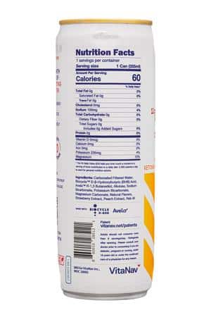 KENETIK - FUEL YOUR LIFE: Kenetik-12oz-2024-Sparkling-StrawbPeach-Facts