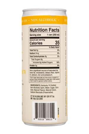 Spiritless: Spiritless-250ml-2022-PourOverCocktail-WhiskeySour-Facts