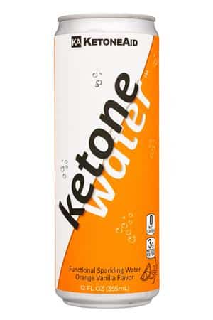 KetoneAid: KetoneAid-12oz-2022-KetoneWater-OrangeVanilla-Front
