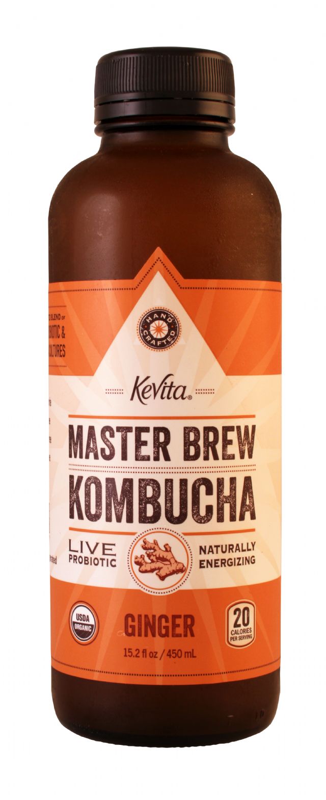 KeVita Master Brew Kombucha: Kevita Ginger Front