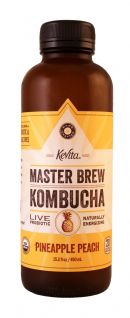 KeVita Master Brew Kombucha: Kevita PinePeach Front