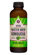 KeVita Master Brew Kombucha: Kevita-15oz-Kombucha-ExoticGreens-Front